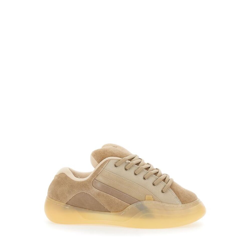 Erl Men Unisex Erl Quad Vamp Leather With Leather And Beige Color Unisex